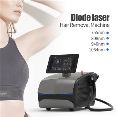 पोर्टेबल 808nm डायोड हेयर रिमूवल लेजर